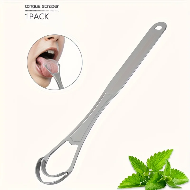 Tongue Scraper Metal - Двухслойная щетка для чистки языка с
