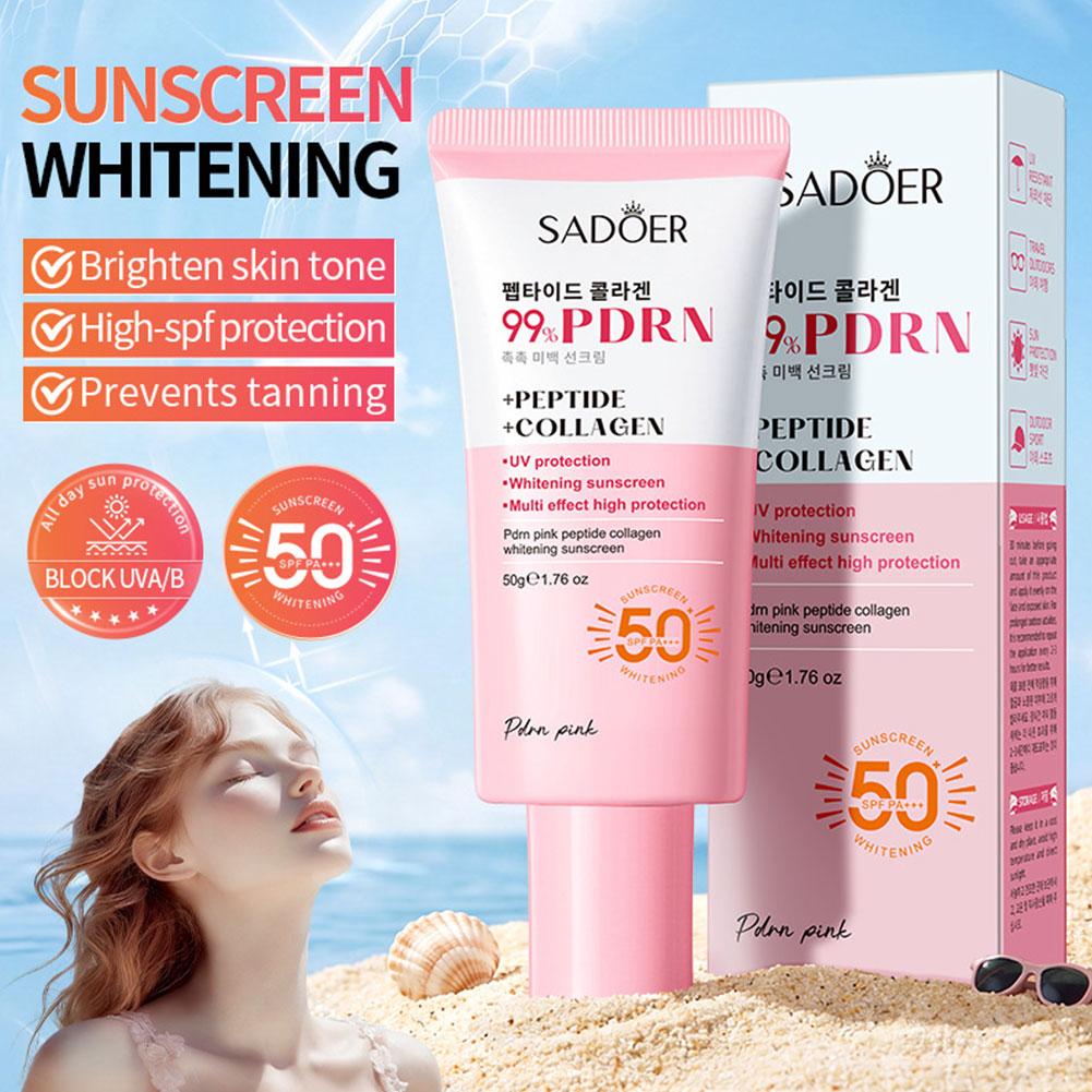 Uv Whitening Kit - SADOER 99% PDRN Пептидный коллагеновый солнцезащитный