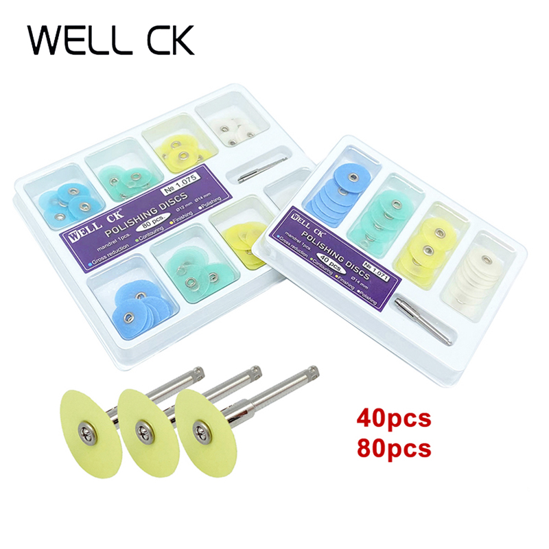 Teeth Whitening Kit - WELL CK 40/80 шт. диски для
