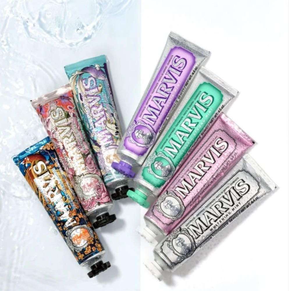 Teeth Whitening Marvis Toothpaste - Оригинальная отбеливающая мятная зубная паста Marvis