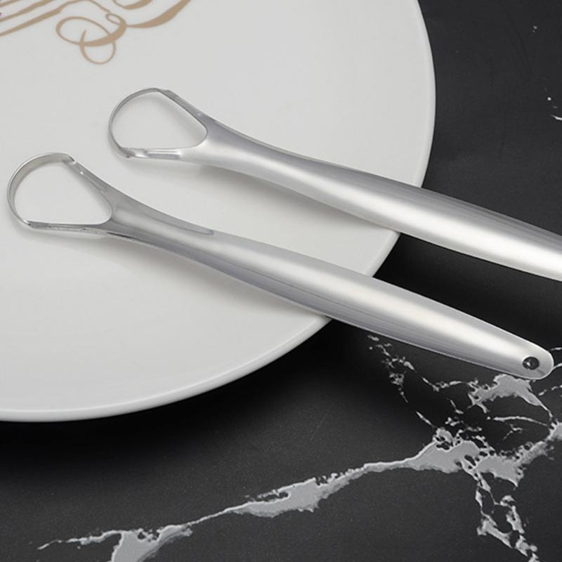 Tongue Scraper Metal - G99E скребок для языка из нержавеющей