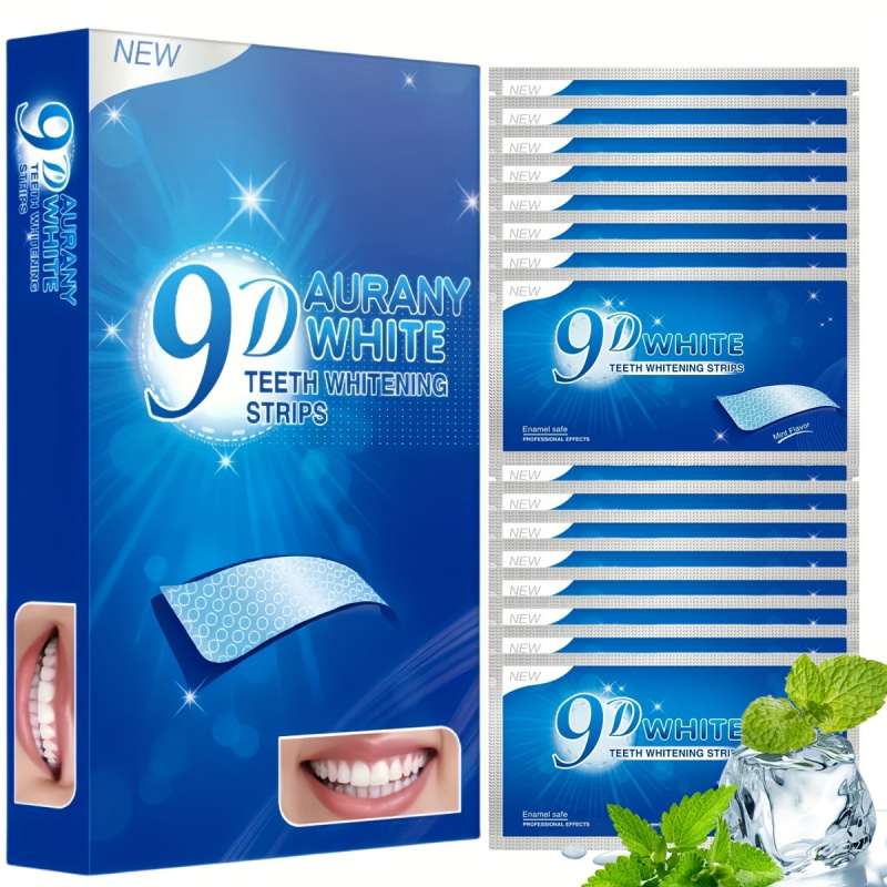 Teeth Whitening Ai - 21 пара 9D белых полосок для