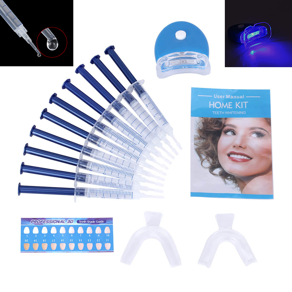 Teeth Whitening Light Kit - 1 комплект, отбеливание зубов, 44% перекись,