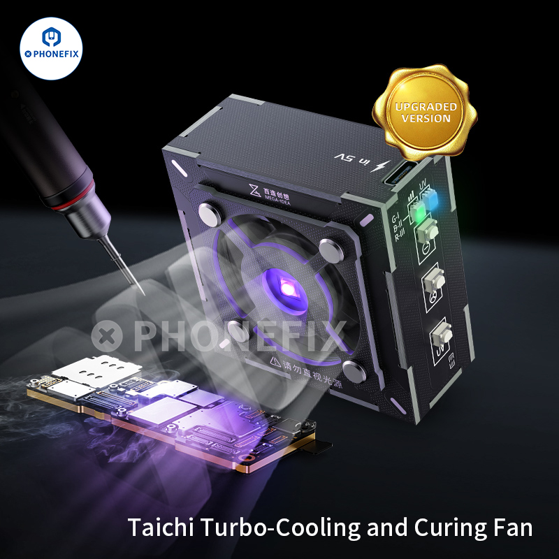 Uv Whitening Kit - Qianli MEGA-IDEA турбоохлаждающий вентилятор для УФ-отверждения,