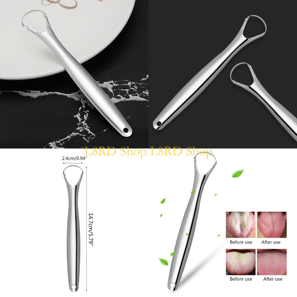 Tongue Scraper Metal - L8RD Скребок для языка из нержавеющей
