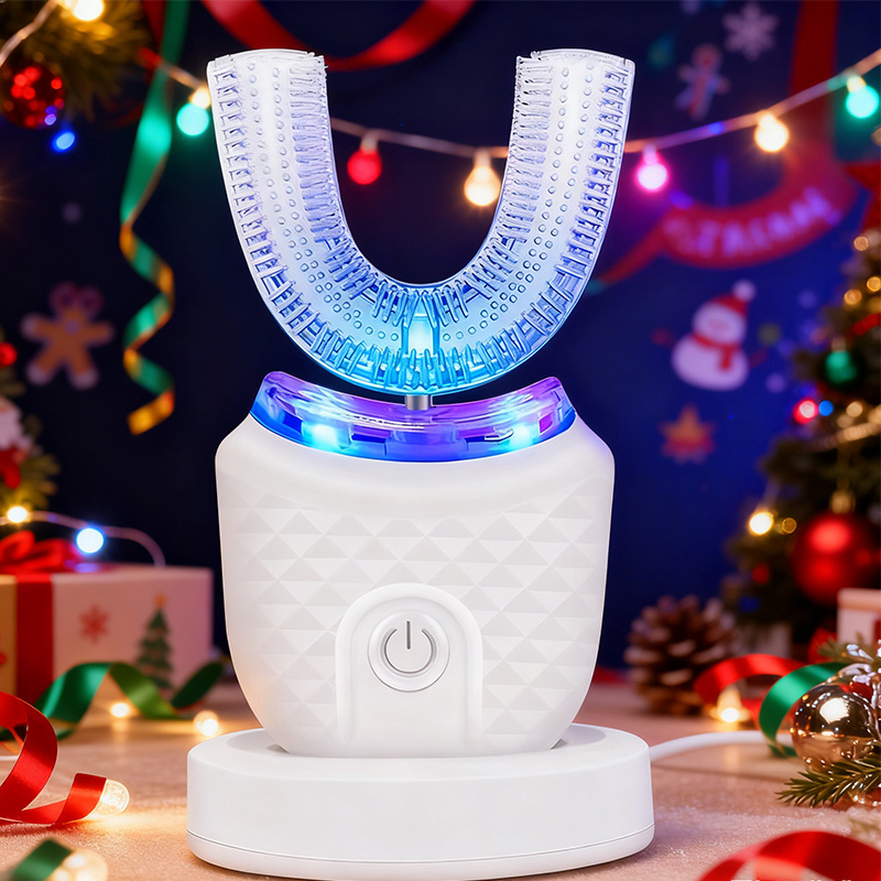 Teeth Whitening Light Kit - Портативная U-образная электрическая зубная щетка, ультразвуковая