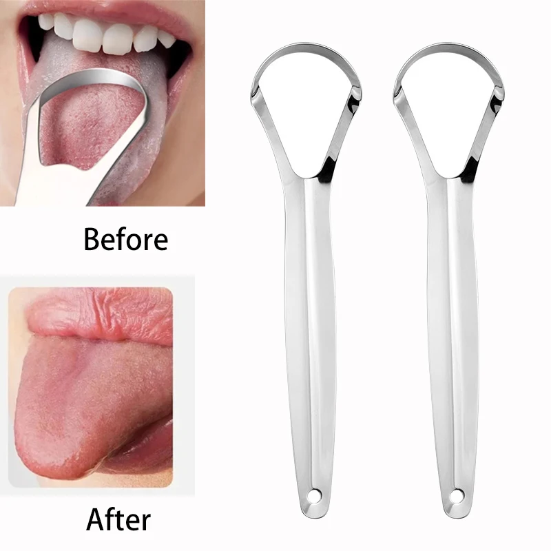 Tongue Scraper Metal - Скребок для языка от неприятного запаха