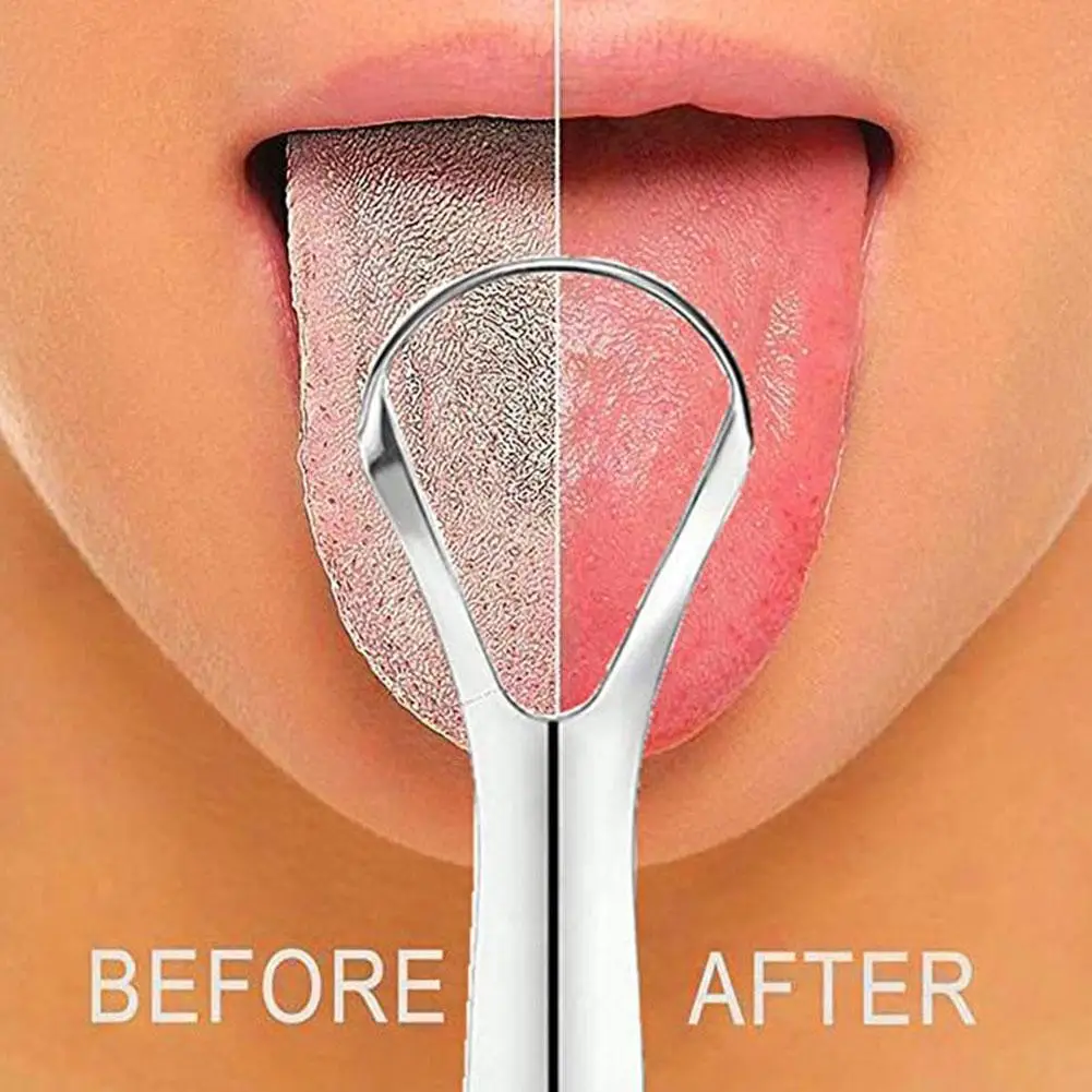 Tongue Scraper Metal - 1-20 шт. Скребки для языка из