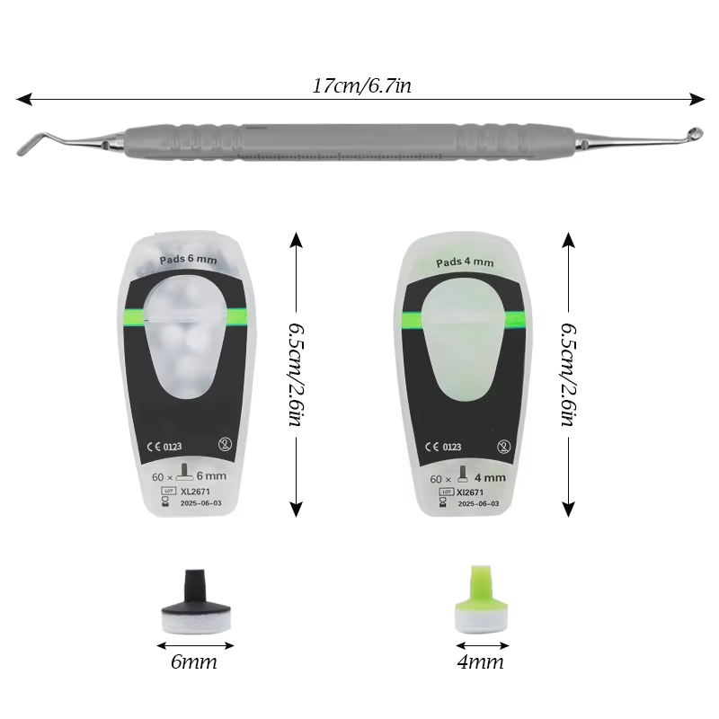 Teeth Whitening Light Kit - Стоматологический композитный набор с пенопластовой подушечкой,