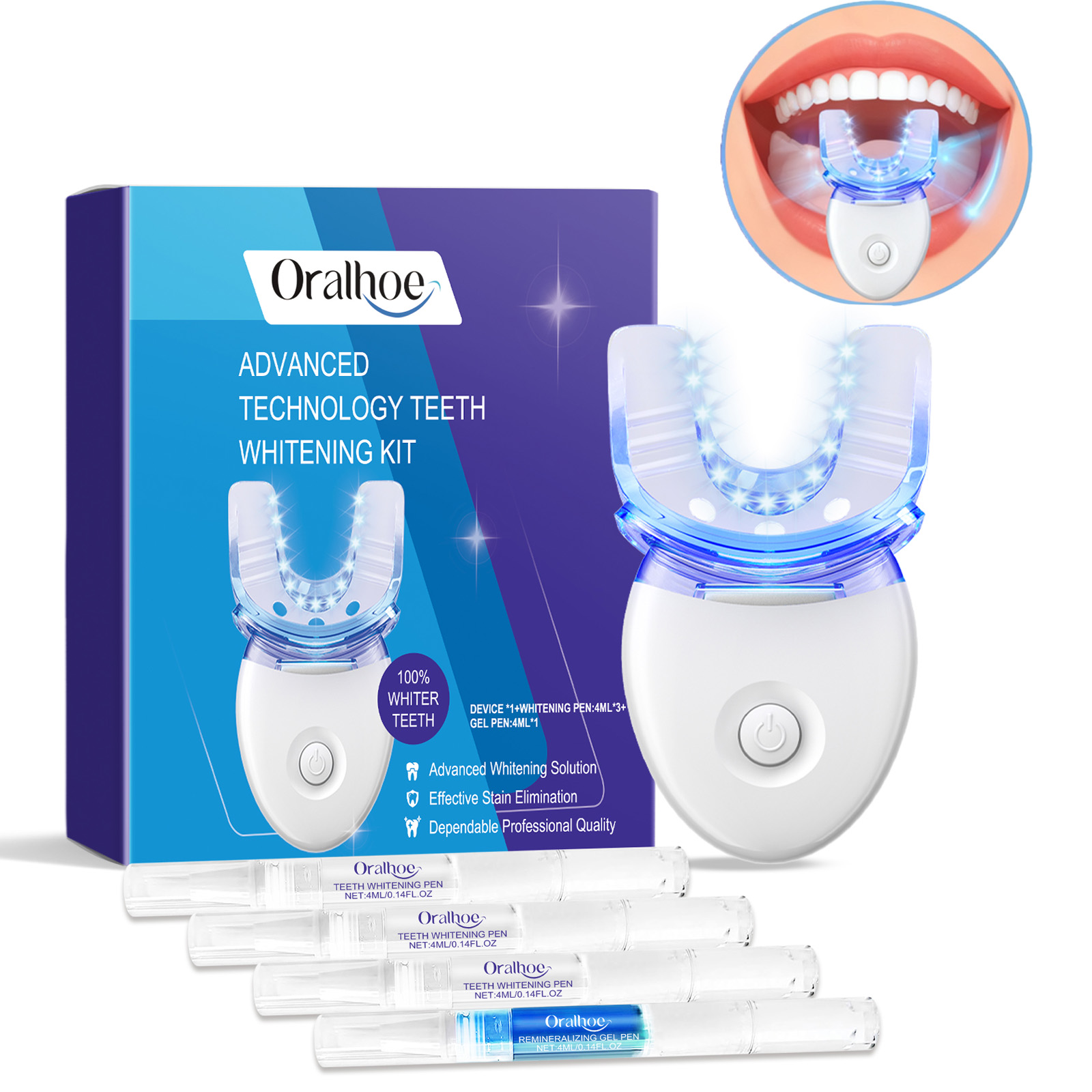 Teeth Whitening Light Kit - Профессиональный комплект светодиодных ламп для отбеливания