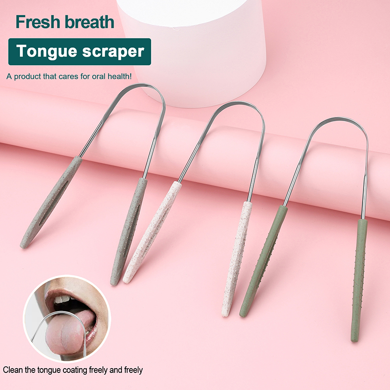 Tongue Scraper Metal - ● 1 шт. Скребок для языка