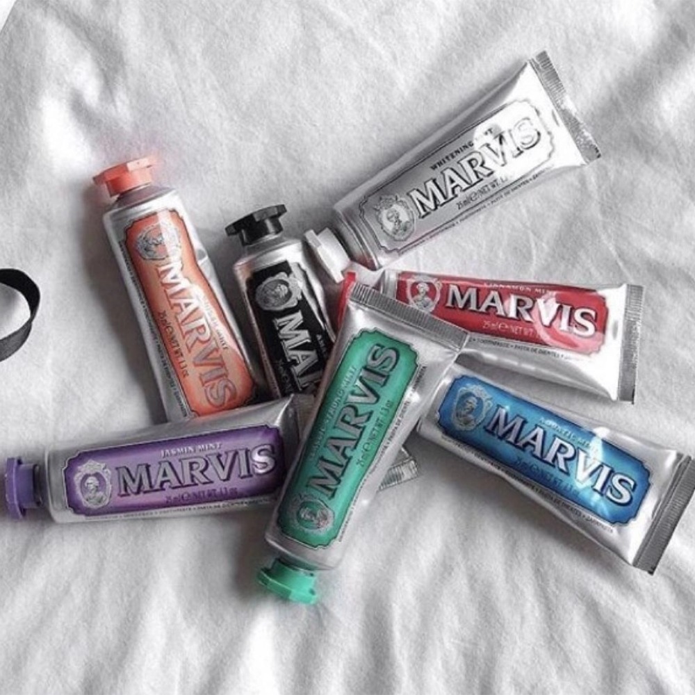 Teeth Whitening Marvis Toothpaste - Итальянская люксовая отбеливающая зубная паста Marvis