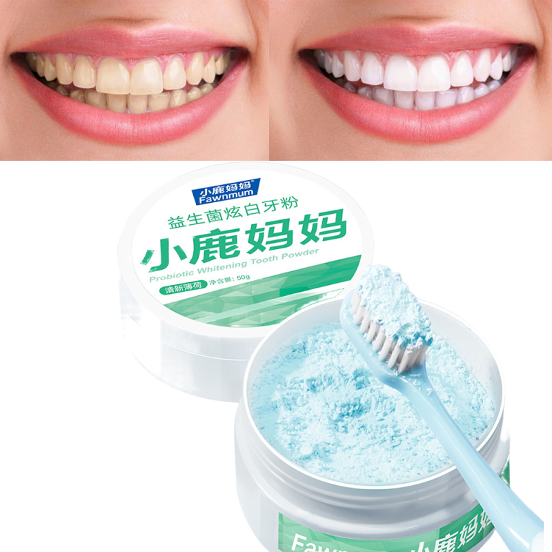 Whitening Powder Activated - Fawnmun 50 г зубной порошок активированный