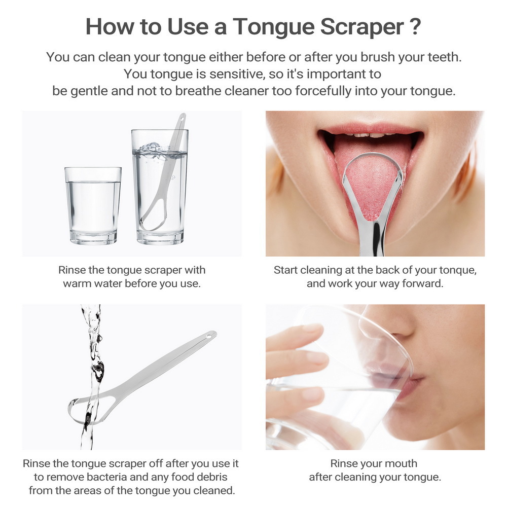 Металлический скребок для язык – обзор и цена Tongue Scraper Metal