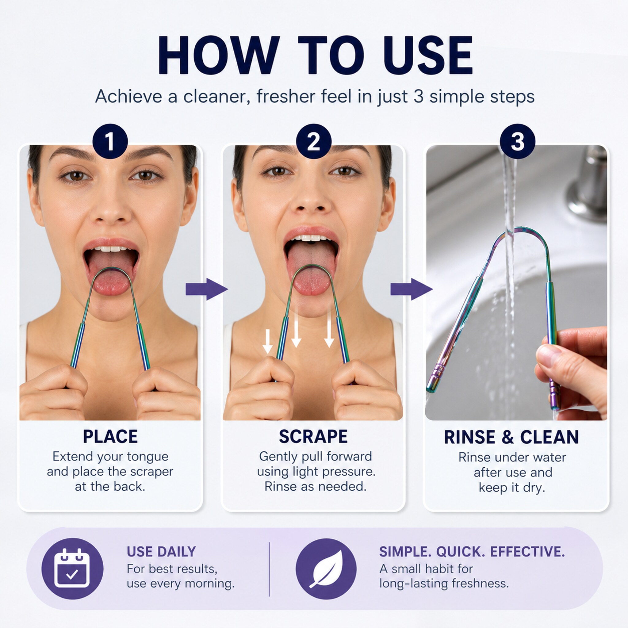 Металлический очиститель для я – обзор и цена Tongue Scraper Metal