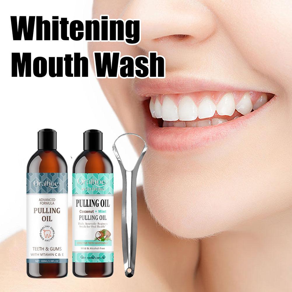 Кокосово-мятный ополаскиватель – обзор и цена Teeth Whitening Oil Pulling