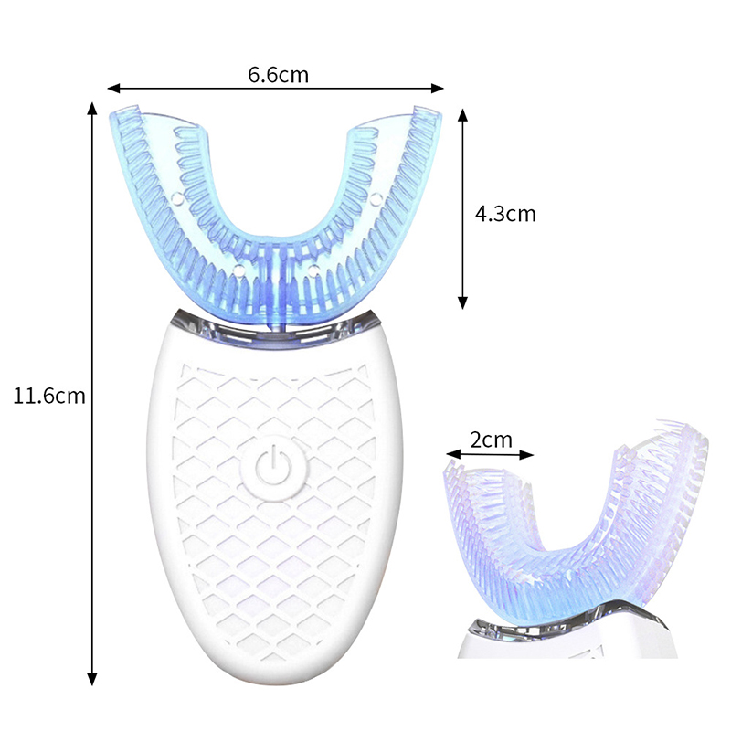 Мягкая щетина U-образная форма – обзор и цена Teeth Whitening Light Kit