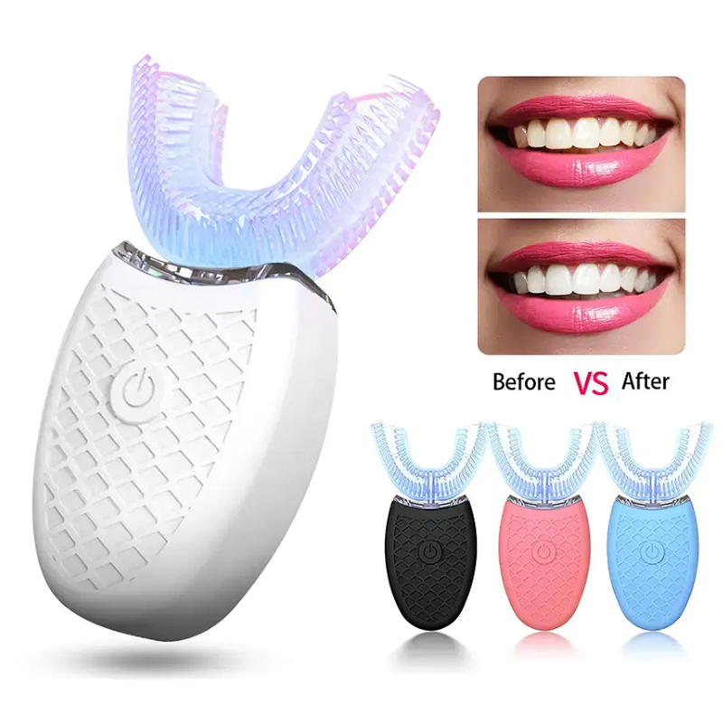 Мягкая щетина U-образная форма – обзор и цена Teeth Whitening Light Kit