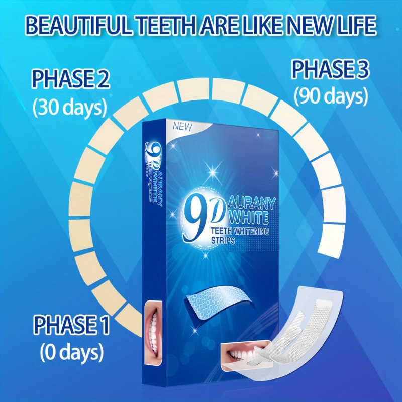 21 пара 9D белых полосок для о – обзор и цена Teeth Whitening Ai