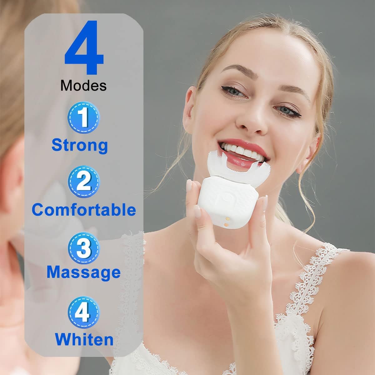 Уход за зубами, U-образная эле – обзор и цена Teeth Whitening Light Kit