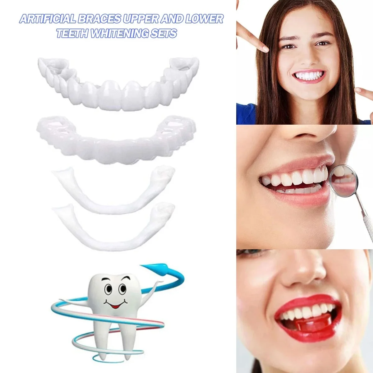 Виниры для отбеливания зубов,  – обзор и цена Teeth Whitening Kit