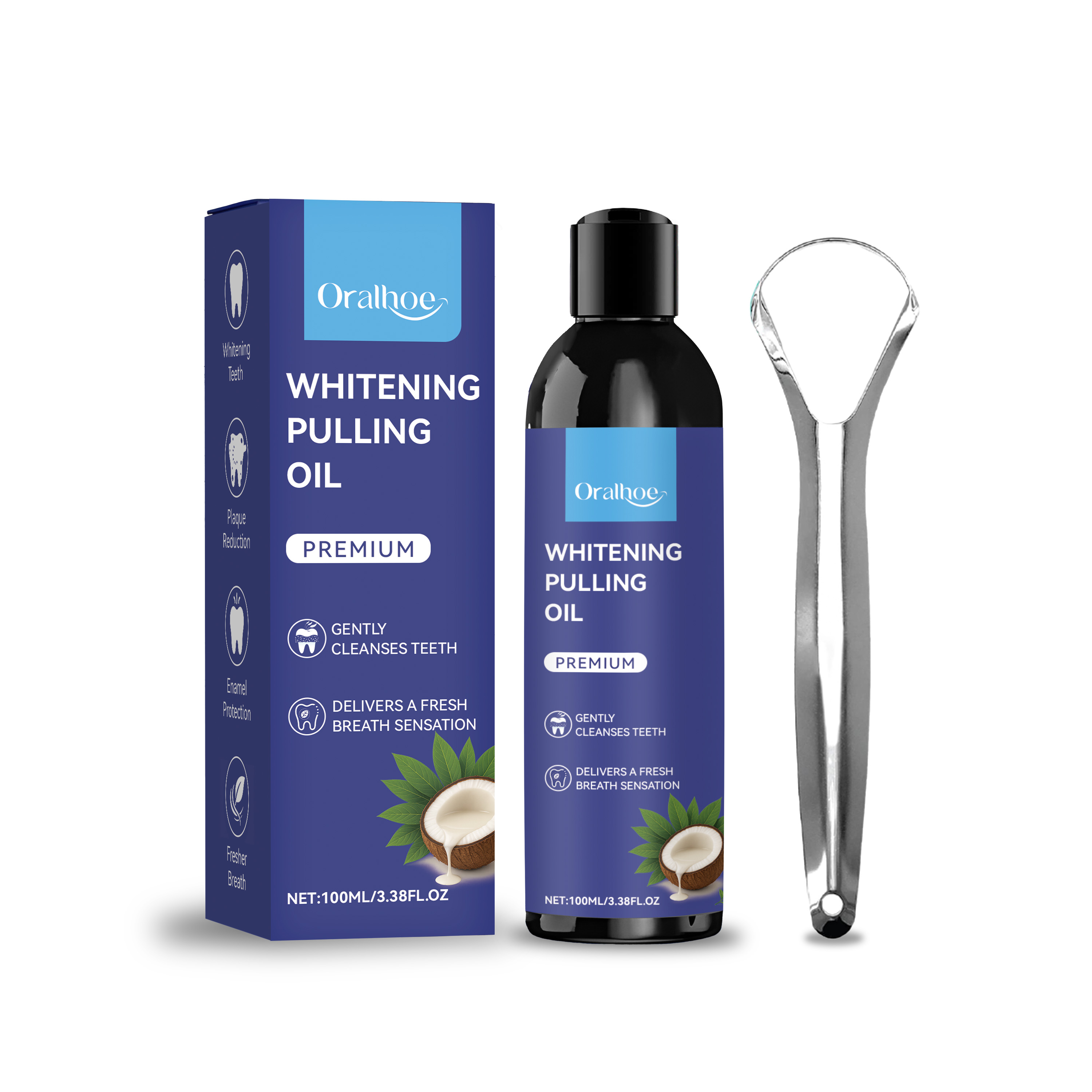 Масло для вытягивания кокоса с – обзор и цена Teeth Whitening Oil Pulling