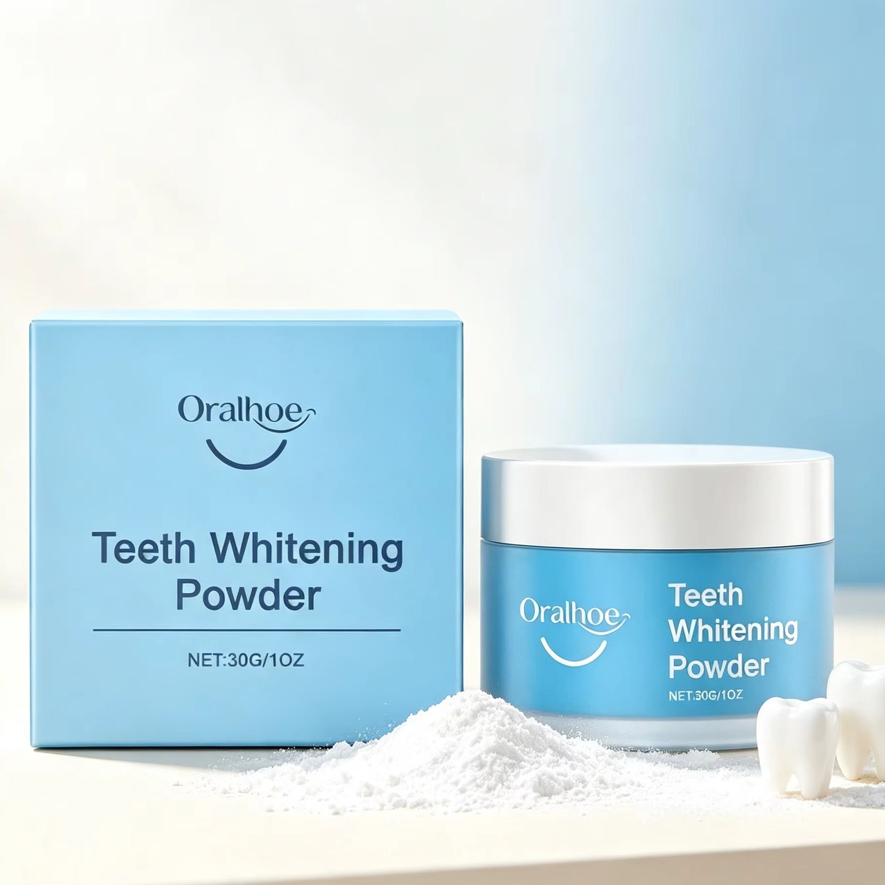 Зубной порошок Oralhoe для чис – обзор и цена Teeth Paint Whitening