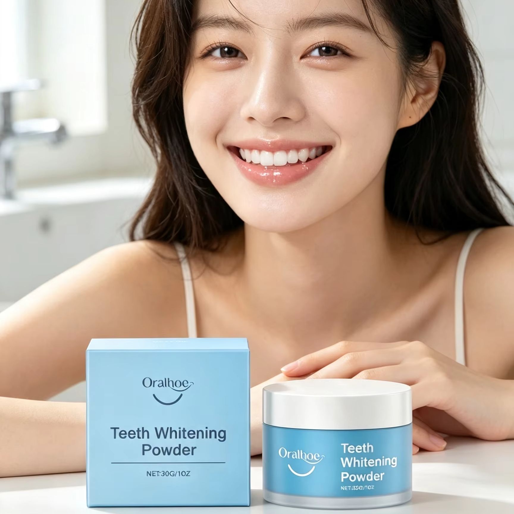 Зубной порошок Oralhoe для чис – обзор и цена Teeth Paint Whitening
