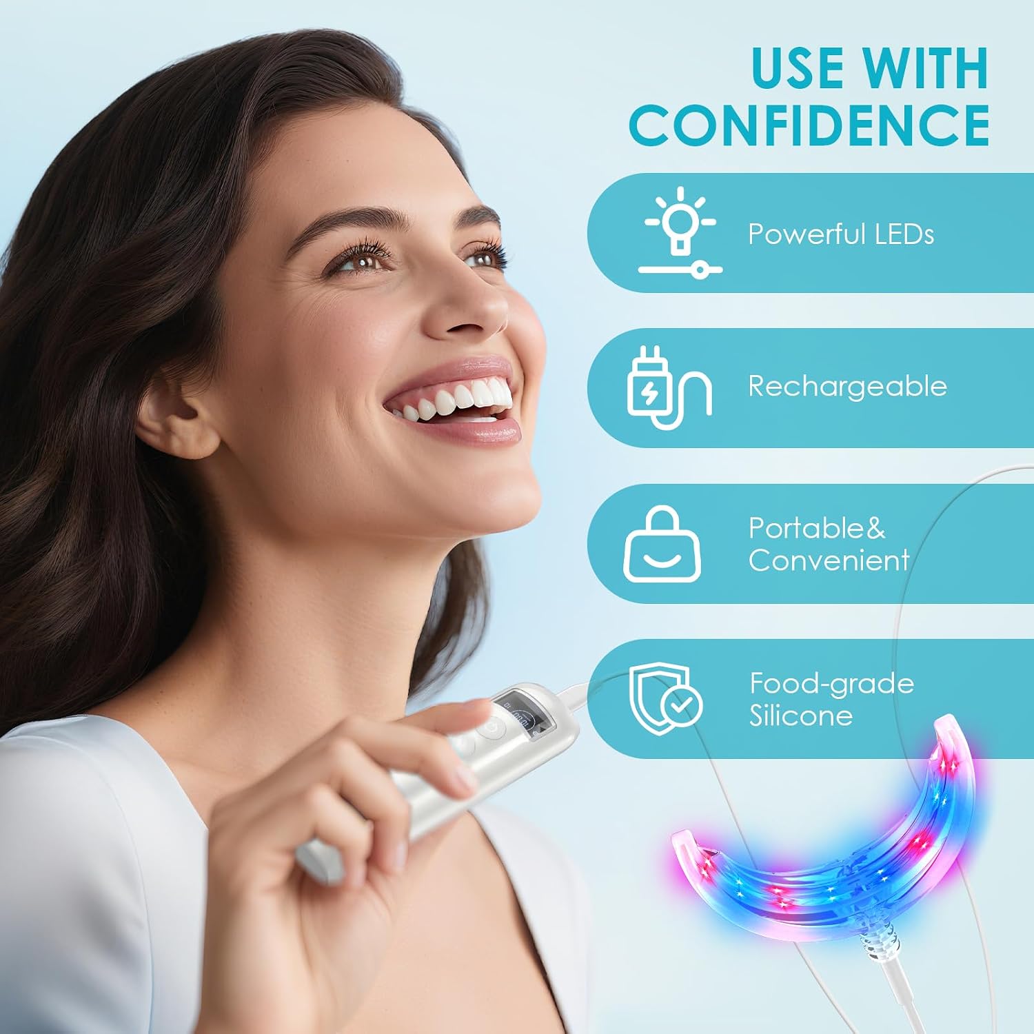 Ускоритель отбеливания зубов с – обзор и цена Teeth Whitening Light Kit