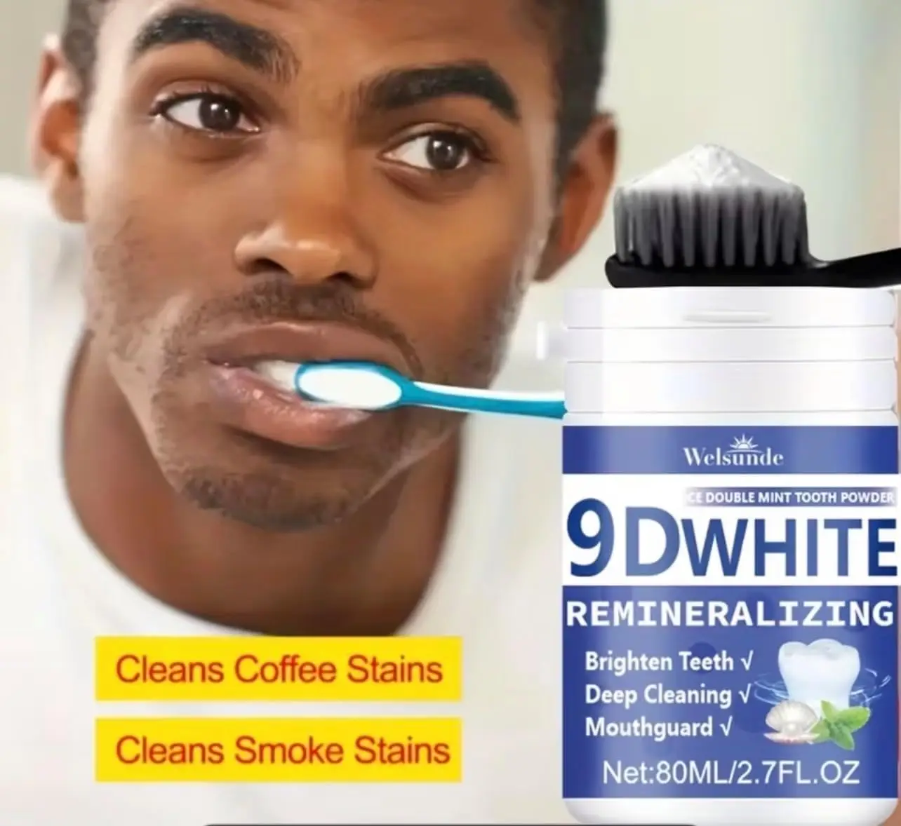 9D Белый реминерализующий зубн – обзор и цена Teeth Paint Whitening