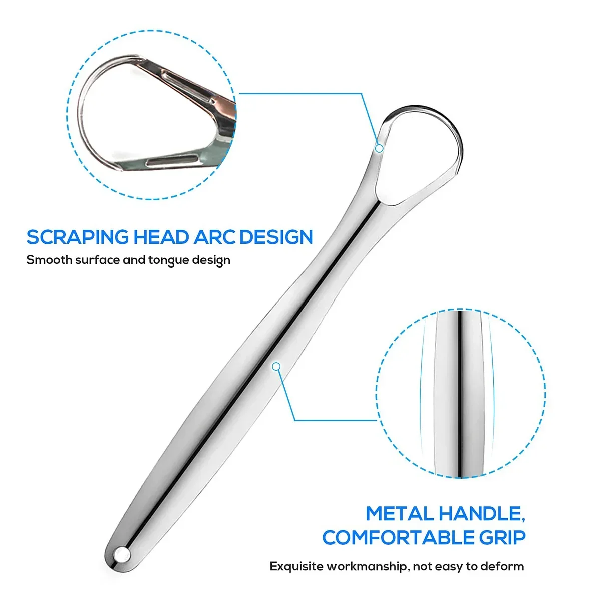 Премиум 1 шт./3 шт. металличес – обзор и цена Tongue Scraper Metal
