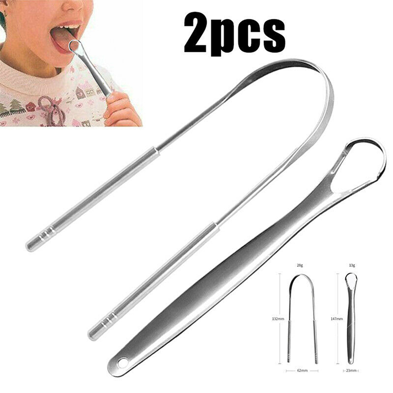 2 шт. скребок для языка из нер – обзор и цена Tongue Scraper Metal
