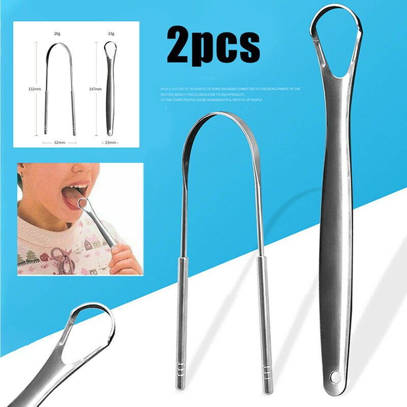 2 шт. скребок для языка из нер – обзор и цена Tongue Scraper Metal