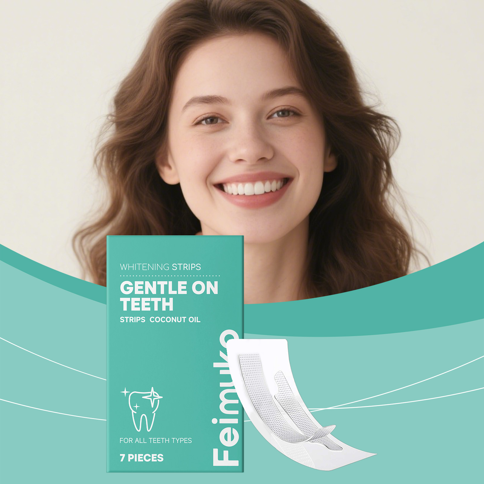 Отбеливающие полоски для зубов – обзор и цена Teeth Whitening Oil Pulling