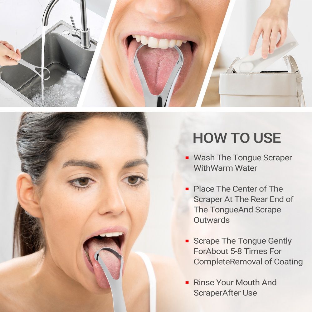 1-20 шт. Скребки для языка из  – обзор и цена Tongue Scraper Metal