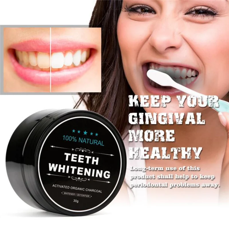 Пищевой порошок для зубов, дре – обзор и цена Whitening Powder Activated