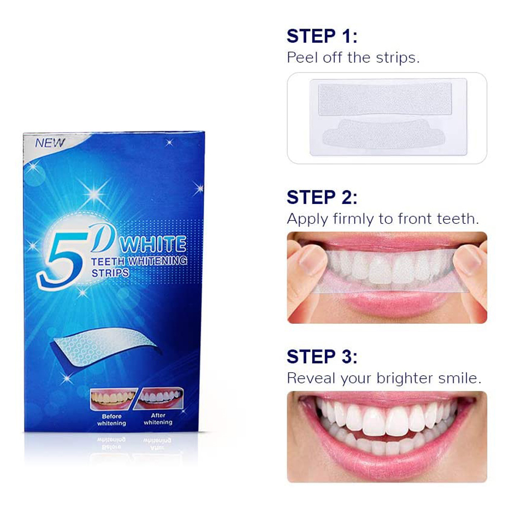 5D-полоски для отбеливания зуб – обзор и цена Teeth Whitening Ai